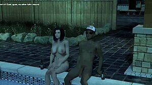 Neighbor Couple Enjoys Intense Anal Sex in Hentai Game