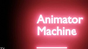 Naughty big-ass girl dances naked on crowded street in extreme BDSM animation