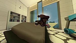 young black cock stud inserts monster deep in cheating housewife's pussy at home