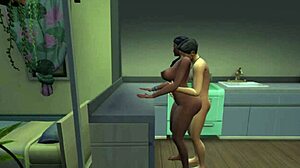 saluaunty clenches her round fat ass in steamy hentai ride