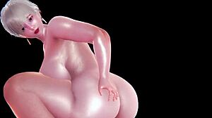 dig this 3d anime animation with big tits bouncing around