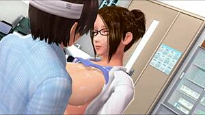 Sexy Doctor Reika Fucks Horny Patient Slut Route Illusion!