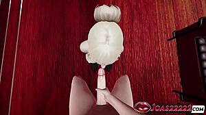 hot wet blonde licks big cock pov handjob cumshot