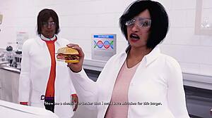 my stripper girlfriend faces big white cock pounding