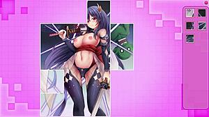 Goblin Girl Teases in Anime Puzzle Fantasy Fuck