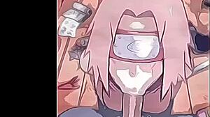 naruto gets hentai blowjob from sakura haruno in this steamy part
