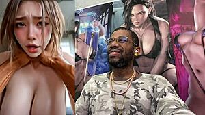 imagine this big breast asian babe's fat ass taking hardcore pov reverse cowgirl on monster cock tight pussy backshots