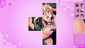 Goblin Girl Teases in Anime Puzzle Fantasy Fuck