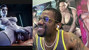 Transgender Ginger Maid Widowmaker Rides Cock Cowgirl Cums Everywhere Ai