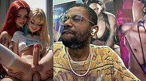 Heart races as big breast trans milf spreads smooth ass for tight teen pounding with throbbing cock