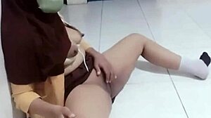 Girlfriend savors every teasing thrust in her secret backyard romp