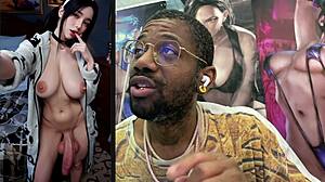 Heart races as big breast trans milf spreads smooth ass for tight teen pounding with throbbing cock