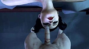INTENSE THROATFUCK ANIMATION BLASTS DEEP
