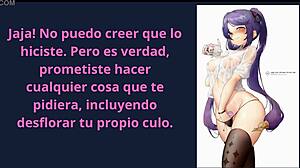 hey mona, turn me into your total slave with that femdom joi hentai control