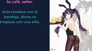 hey mona, turn me into your total slave with that femdom joi hentai control