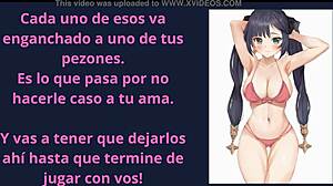 hey mona, turn me into your total slave with that femdom joi hentai control