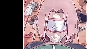 naruto gets hentai blowjob from sakura haruno in this steamy part