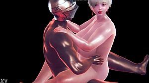 check out this big titted babe in steamy 3d animation sex