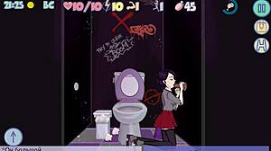 A Nightclub Toilet Glory Hole Portal Leads To Gangbang Creampie Whores