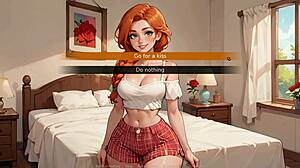 french kissing my curvy best friend before revealing my huge erect cock to step sisters at ranch