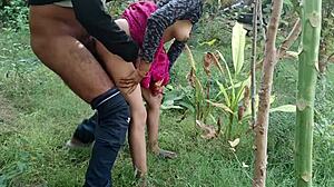 Village Girl Pounds Hard in Jungle Ranch Fuck!