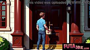 Futa3dx Fiery Busty Redhead Devours Huge Monster Cock Deepthroat Lick Pussy Fuck