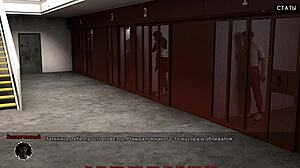 big black cock milf slave bathes in prison getting fingered roughly outdoors before hardcore blowjob and squirting pussy play in medical care gameplay