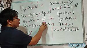 Nerd student solves 47 SEXUAL trigonometric equations with teacher in bedroom