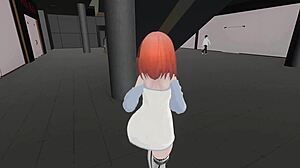 roxanne fingers her redhead pussy outdoors flashes boobs masturbates squirts publicly