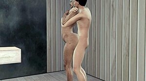 I felt the rush catching her right after shower mature with young 18+ man in hentai