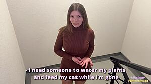 Quick Fuck with Neighbor Before Trip? Her Tight Pussy Confuses Me!