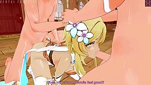 lumine begs genshin gangbang cum for secret alchemy brew