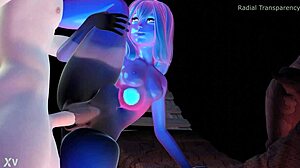 Goo girl slime from sao oozes into seductive 3d hentai encounter