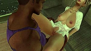 Blonde Cheating Wife Big Bouncing Boobs Ass Destroyed By BBC Anal Next Door