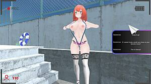 roxanne flashes her big tits bikini pussy outdoors masturbates squirts publicly