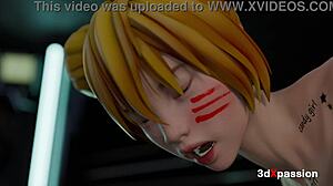 Hot Trans Bonny Dominates Girl Anal Blowjob Big Tits Femdom Wonderland