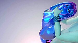 Goo girl slime from sao oozes into seductive 3d hentai encounter