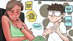 the nerd finally loses virginity to his naughty tutor in erotic pussy play