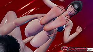 i watch nanami's wet big tits bounce in legs up missionary then cowgirl underwater creampie