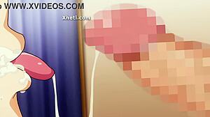 Hentai anime babe begs for more creampie doggystyle pounding