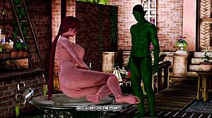 Goblin Slams Lonely Elf's Big Tits and Pussy with Monster COCK Creampie