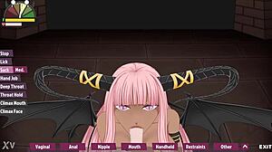 ever wonder how succubus queen's ebony lips suck monster cock till cum in project cappuccino 2 hentai game?