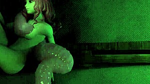 Goo girl slime from sao oozes into seductive 3d hentai encounter