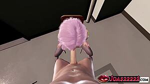 Elise's Wet Stocking Big Tits Titfuck Sloppy Deepthroat Cumshot Rule34