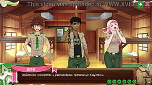 game camp of friends path 2 ep 50 with miss yuri's fantasies in russian
