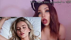 blonde stepsister's shy first anal hints at explosive taboo thrills