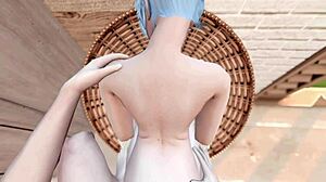 Stepmother grinds young 18+ cock deep into her mature asshole ride