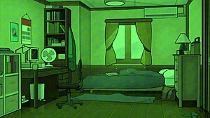 Shizune jerks me off while Hinata watches in Konoha milfs part 9