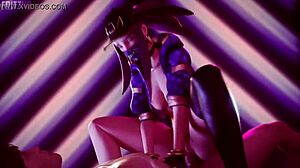 League of Legends KDA Akali Hottest Pussy Hentai!