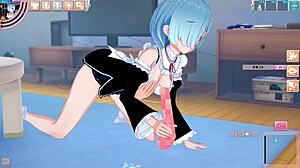 Re zero rem breaks my heart with koikatsu hentai passion overwhelming me